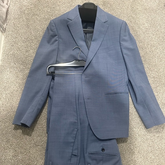 Italian Performance Suit. Light blue. - Picture 3 of 5